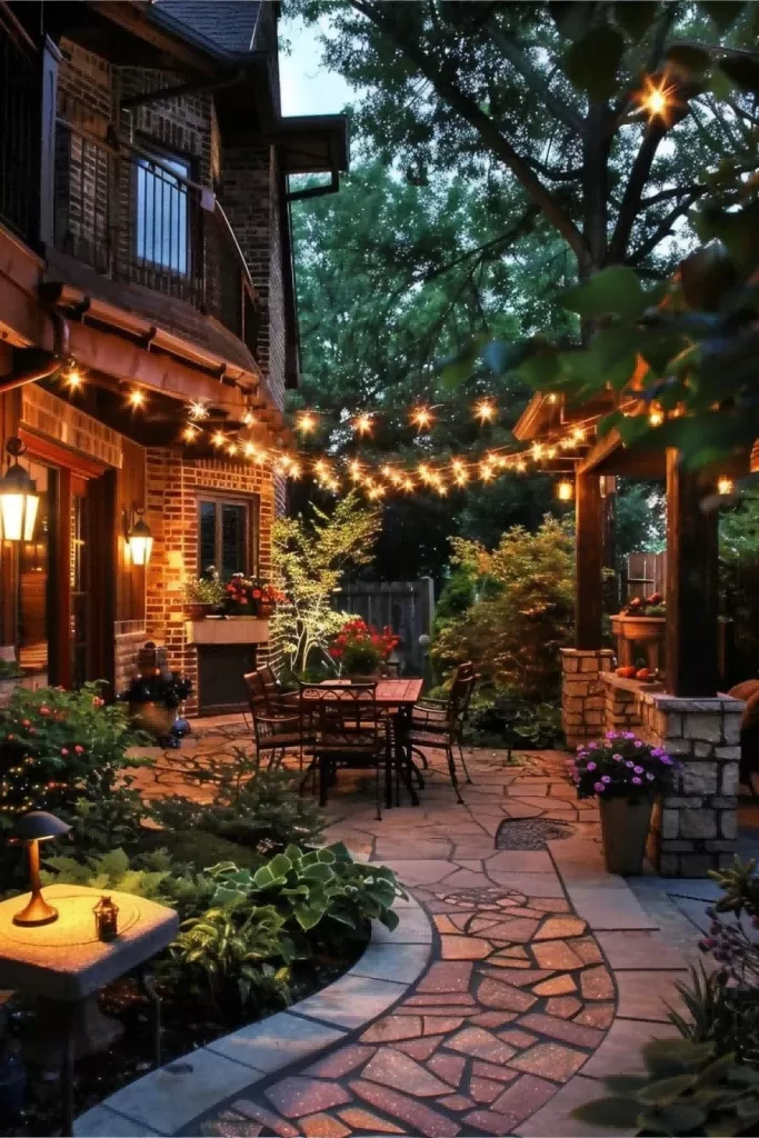 backyard lighting ideas