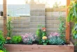 garden planter with trellis