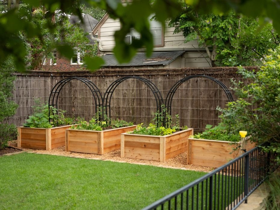 raised garden beds layout