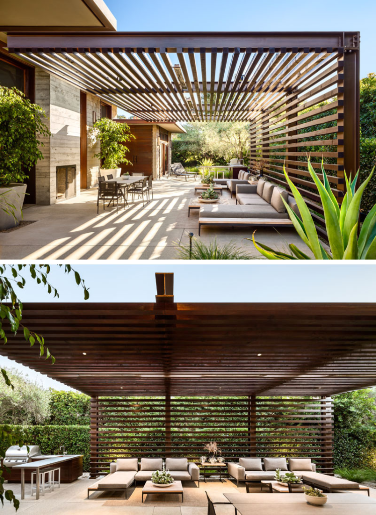 modern pergola