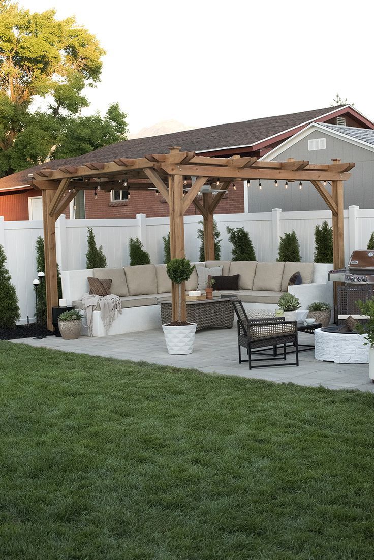 backyard patio designs layout