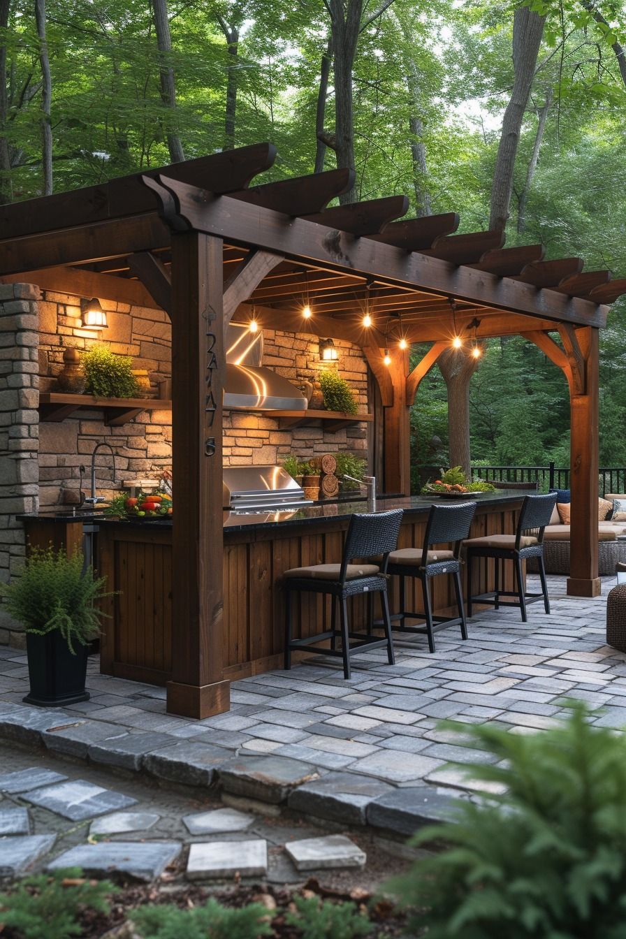 Stunning Outdoor Kitchen Designs for Your Backyard Oasis