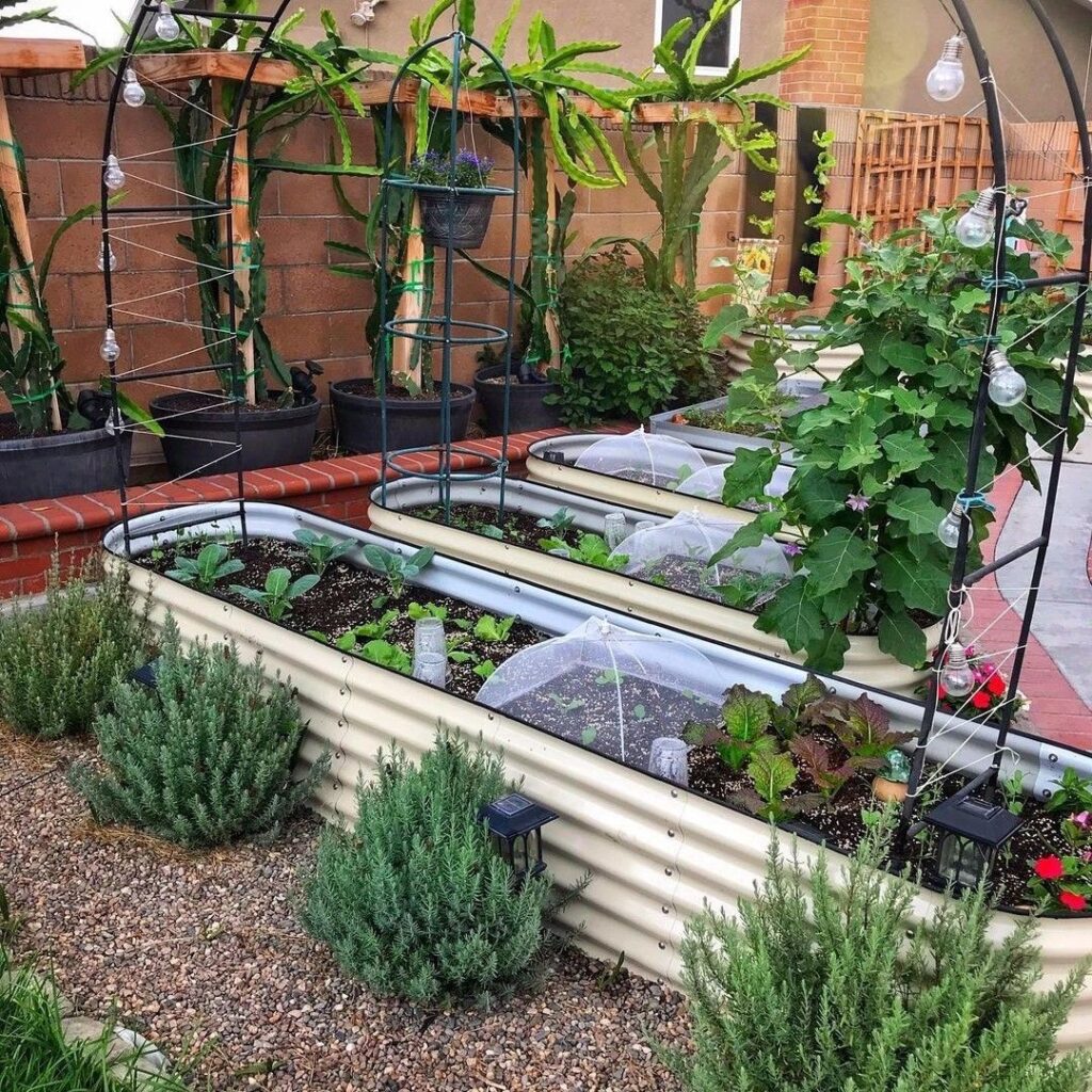 metal raised garden beds