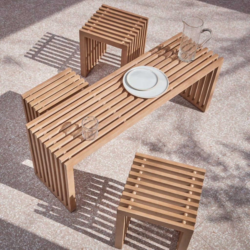 wood outdoor furniture