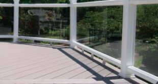 glass deck railing