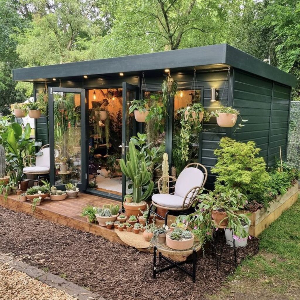 small garden house