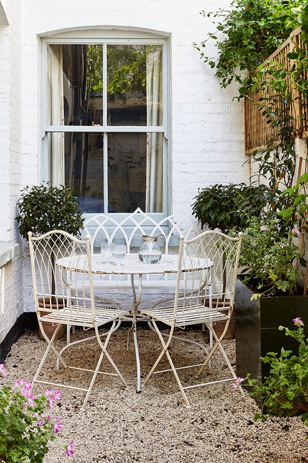 The Charm of Petite Garden Tables