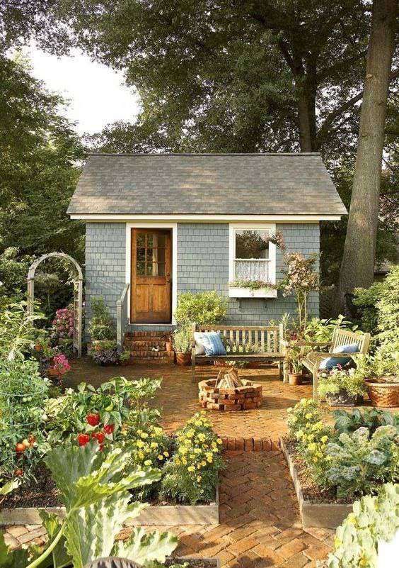 The Charm of Tiny Garden Houses