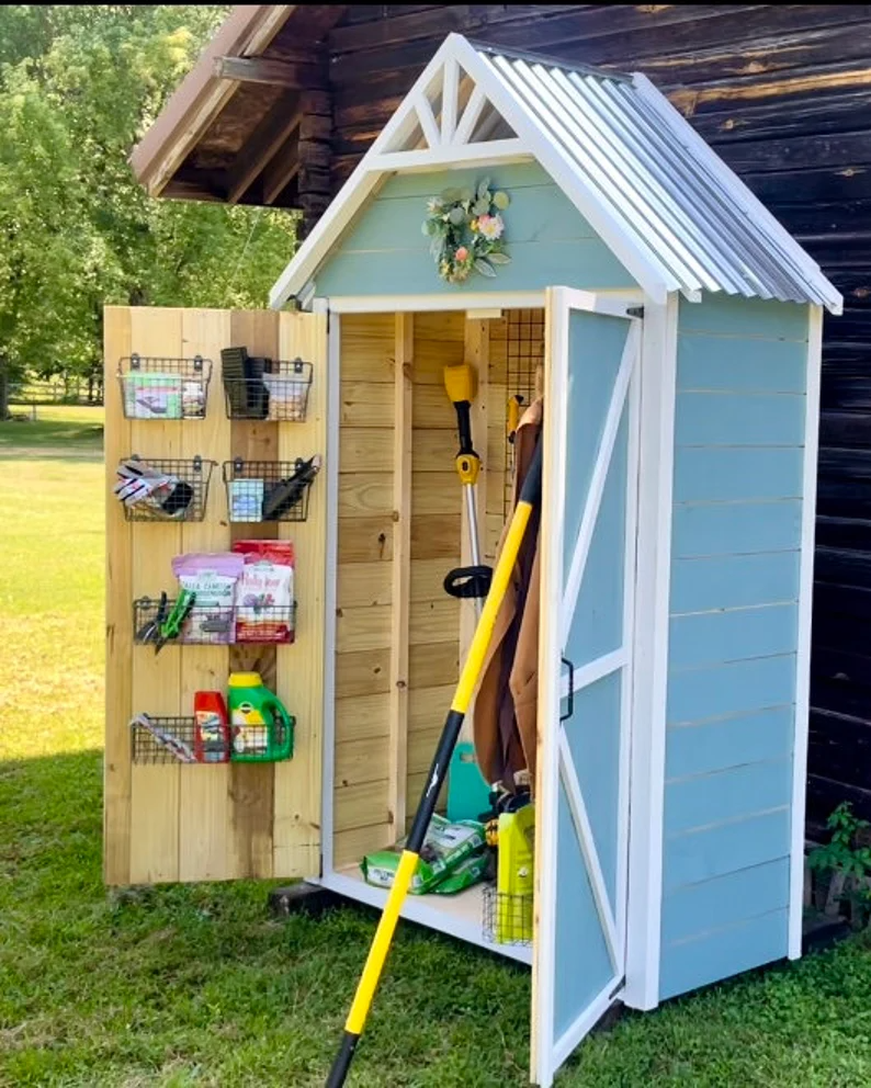 The Compact Charm of a Petite Garden Shed