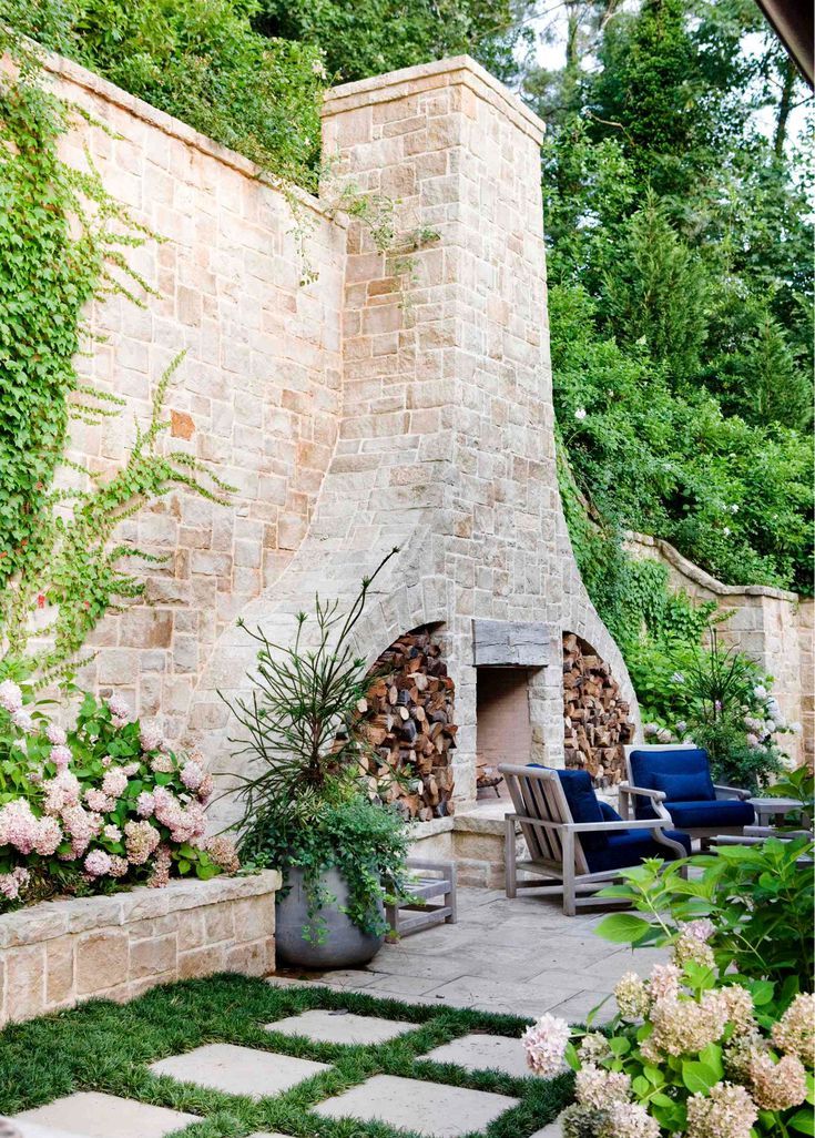 The Cozy Charm of Outdoor Fireplaces
