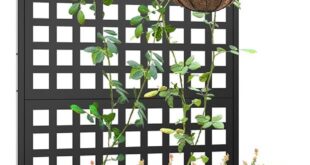 garden planter with trellis