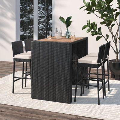 The Ultimate Outdoor Entertainment: A Patio Bar Set for Your Backyard Gatherings