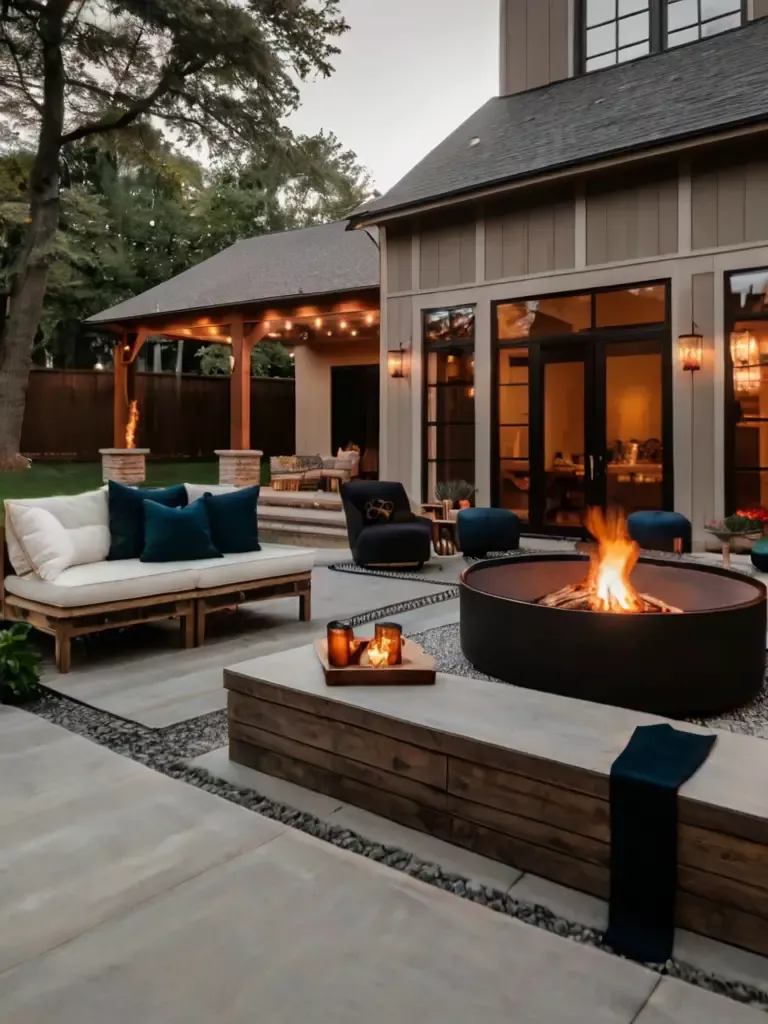 Transform Your Outdoor Space: Inspiring Patio Designs Featuring Fire Pits