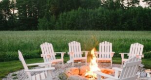 patio ideas with fire pit