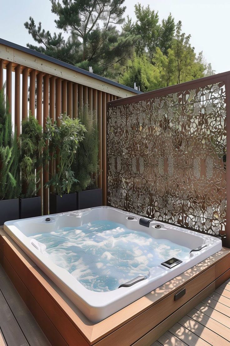 Transform Your Outdoor Space with a Luxurious Hot Tub Patio Oasis