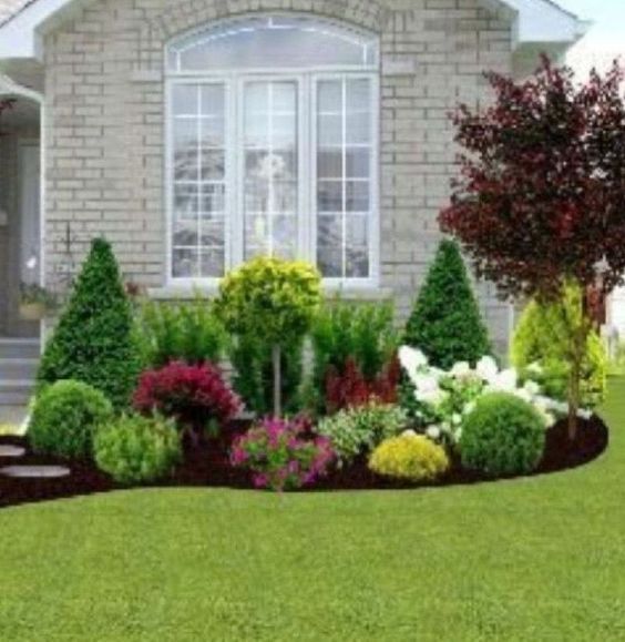 landscaping ideas for front of house