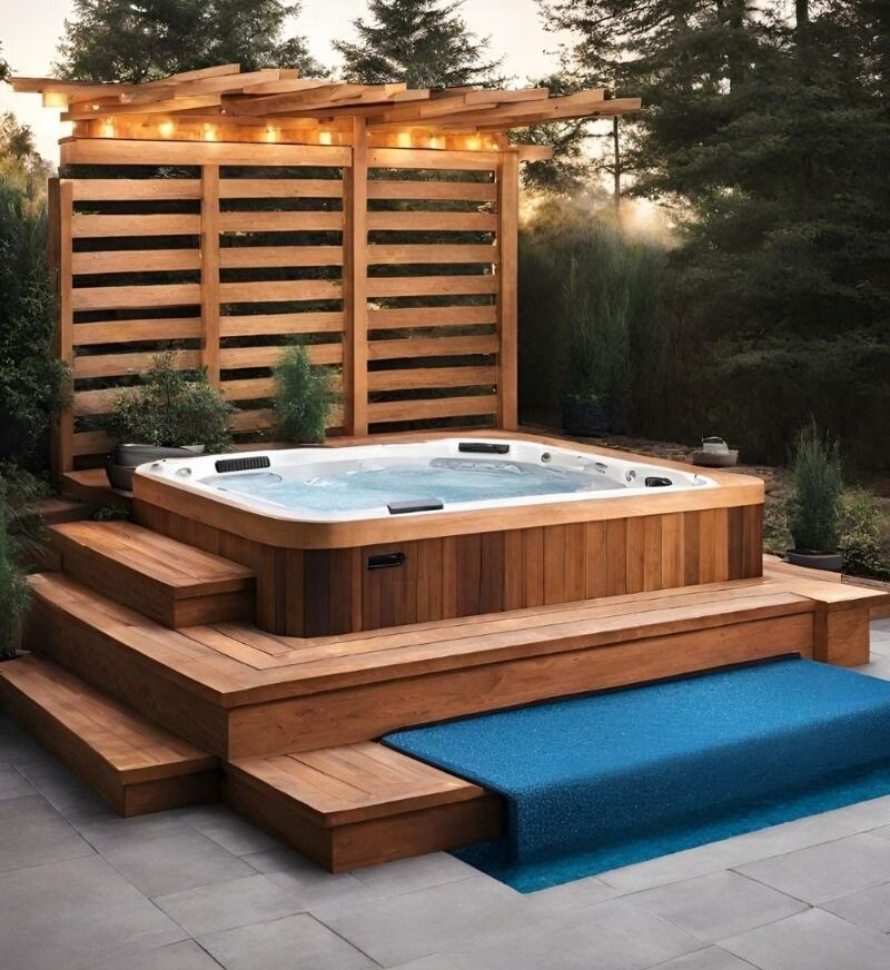 Ultimate Patio Oasis: Incorporating a Hot Tub for Relaxation and Style