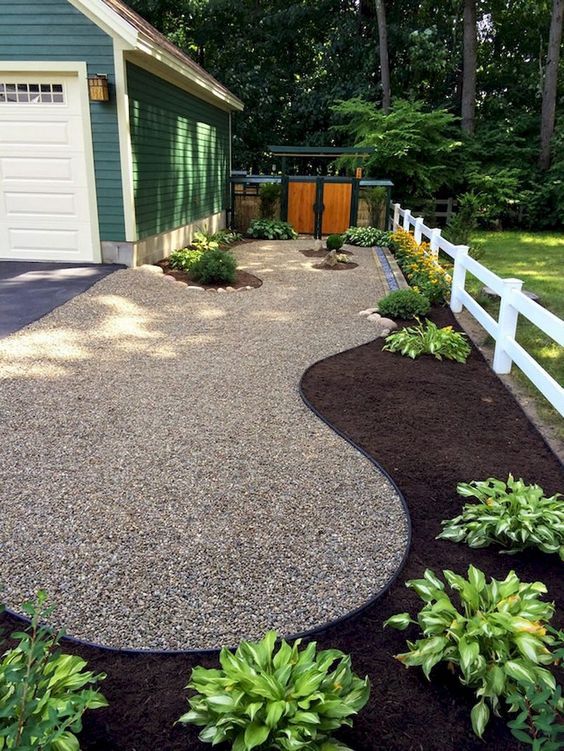 Landscaping Ideas with Mulch and Roc