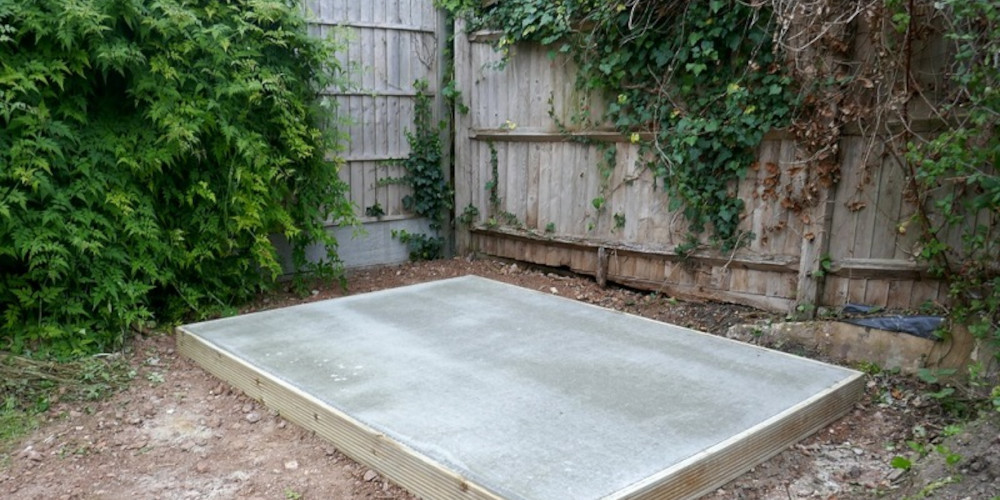 How to Build a Concrete Shed Base | Tiger She