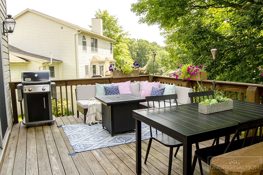 Small Deck Decorating Ideas: Our Deck Tour - unOriginal M