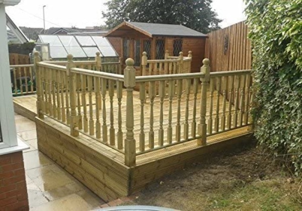 Treated Decking Top/Bottom Rail 2.4m - WEL