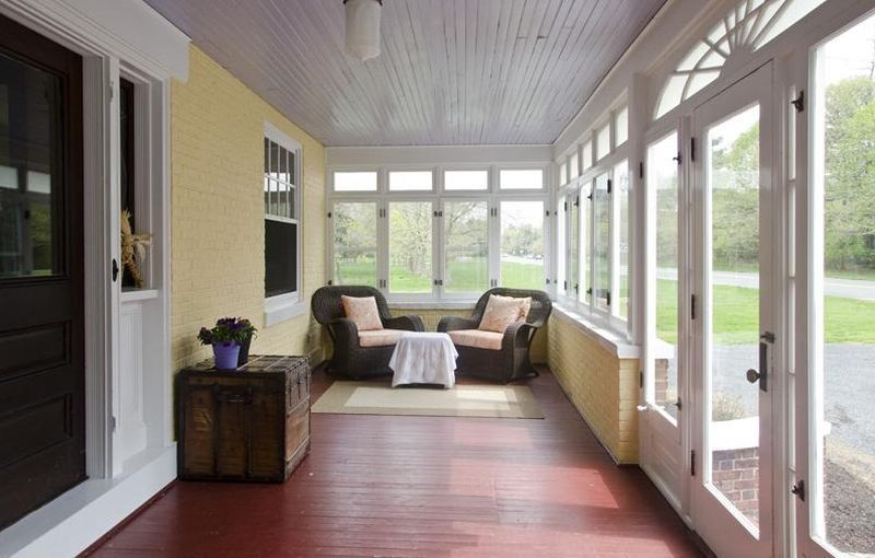 Understanding the benefits of enclosing your front porch .