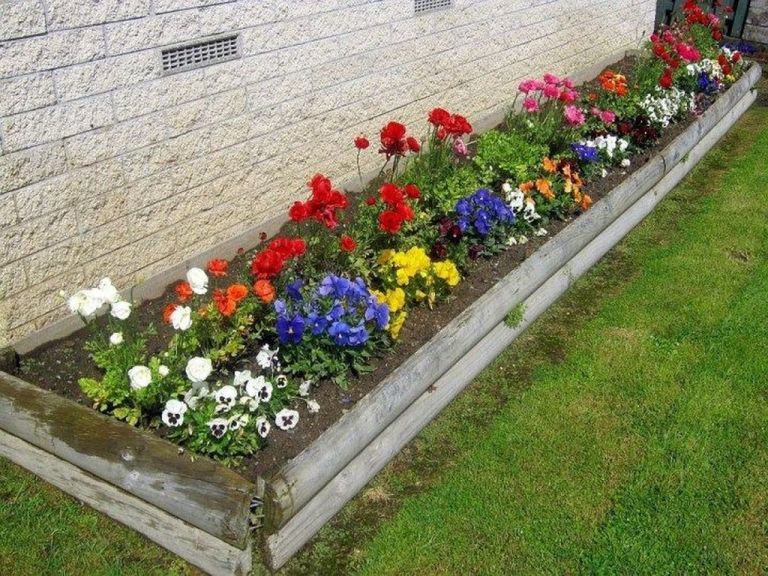 35 Beautiful Flower Beds Design Ideas In Front Of House .