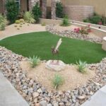 Garden Design Ideas With Pebbles | Small front yard landscaping .