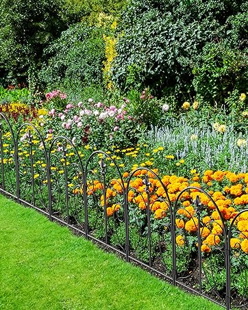 Amazon.com : Skcoipsra Decorative Garden Fence 19 Pack, 24in(H) x .