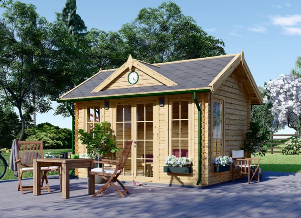 4m x 3m Log Cabins at Quick-garden.co.