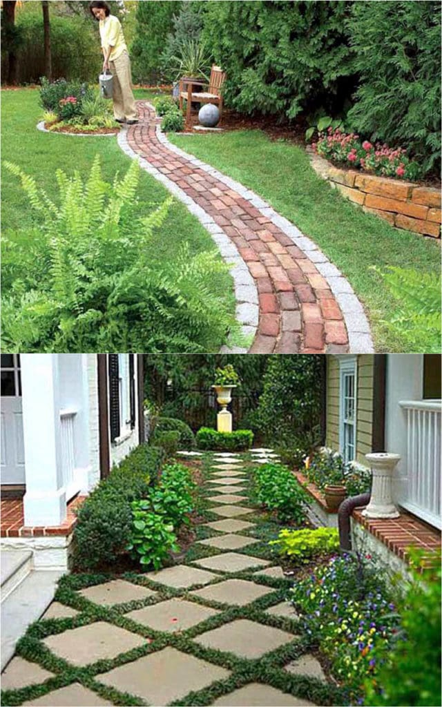 25 Most Beautiful DIY Garden Path Ideas - A Piece Of Rainb