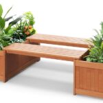Amazon.com: Toolsempire 2 Pack Outdoor Planter Benches, 45 Gallon .