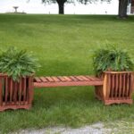 Cedar Planter Bench from DutchCrafters Amish Furnitu