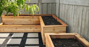 DIY Cedar Planter Boxes for My Corner Garden – With Love, Mercedes .
