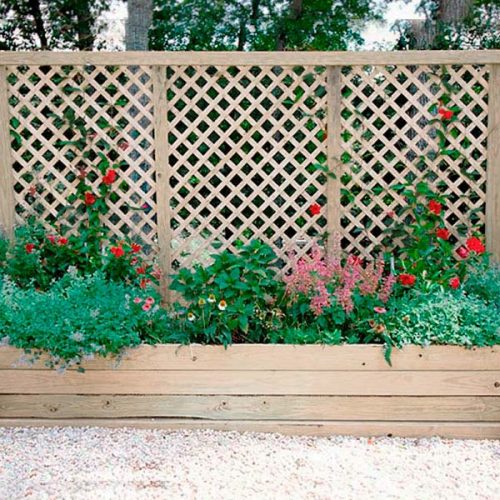 Wooden Planters with Trellis – Garden Timber Onli