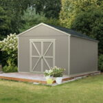 Handy Home Products Astoria 12 ft. x 24 ft. Wood Storage Shed .