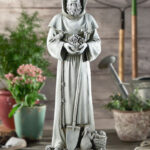 Indoor Outdoor Statuary: Saint Fiacre Garden Statue | Monastery Ico