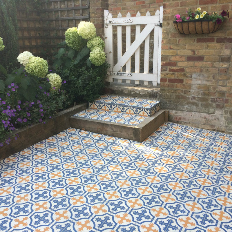 Encaustic Tiles for Gardens – Alhambra Til