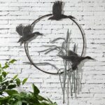 Duck Garden Wall Hanging - Iron Accen