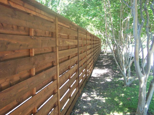 Horizontal Fence Inspiration Pictures | Texas Best Fence & Pat