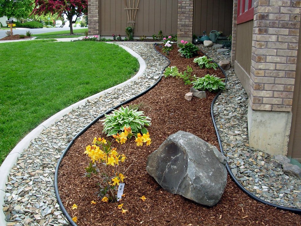 How to Plant Rocks In the Front Yard - G & L Bark Supp