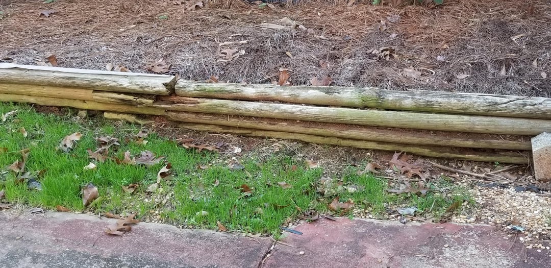 Any tips for landscaping timbers? (more info in comment) : r .