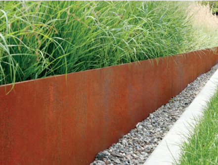 CorTen Steel Edging • Durable Rustic Garden Edging • Buy Metal Onli