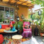 Happy Home: Colorful Terrace & Patio Ideas | Artisan Crafted Iron .