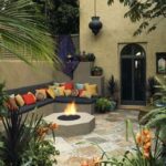 Rustic Patio Makeover with Mexican Fla