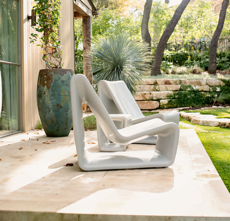 Loop Modern Outdoor Lounge Chair – Tupelo Goo