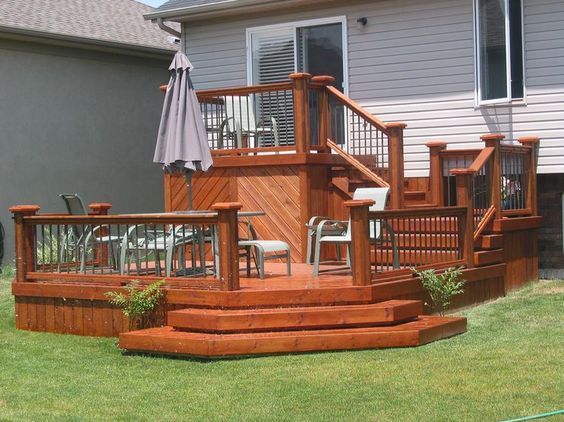 20+ Insanely Cool Multi Level Deck Ideas For Your Home! - Cabrito .