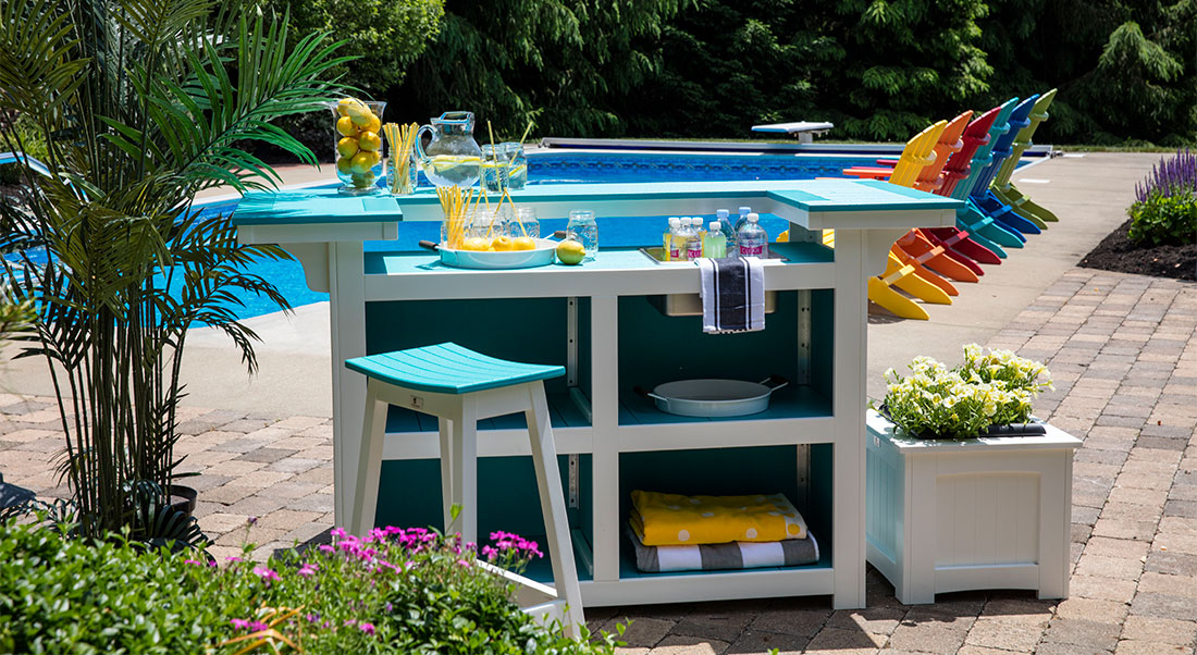 Poly Outdoor Bars | Kauffman Lawn Furniture in Oh