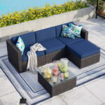 MF Studio 5 Piece Patio Sofa Set Outdoor Furniture Sectional All .