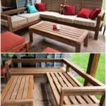 25 DIY Outdoor Sectional Plans - Free DIY Patio Sofa | Patio couch .